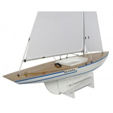 Bateau Voilier en Bois Olympia 100 Rc Équipage  